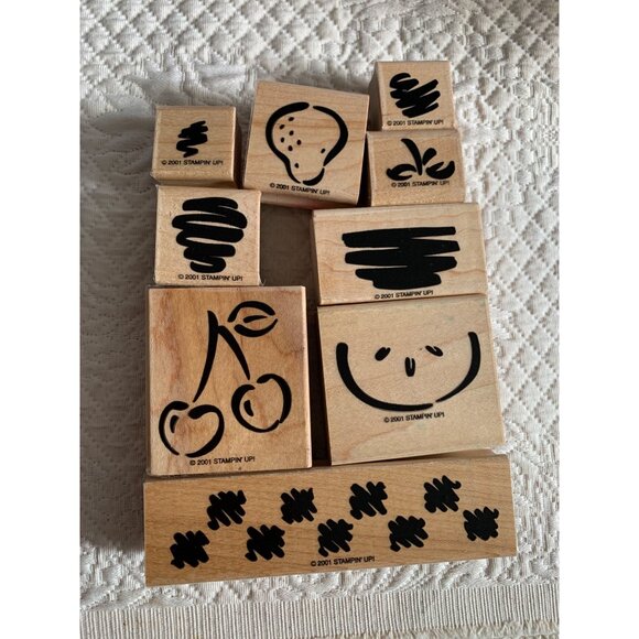 Stampin Up Fruit Medley Rubber Stamp Set - Picture 9 of 9